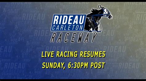 rideau carleton raceway sunday brunch  Live racing every Thursday at 4:00 PM and Sunday at 6:30 PM